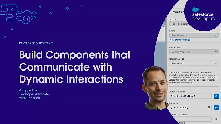 Building Components that Communicate with Dynamic Interactions