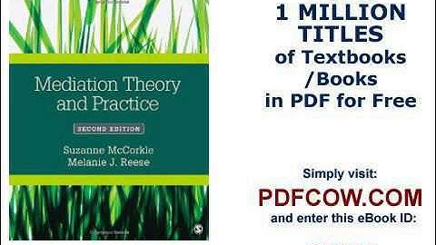 Mediation Theory and Practice