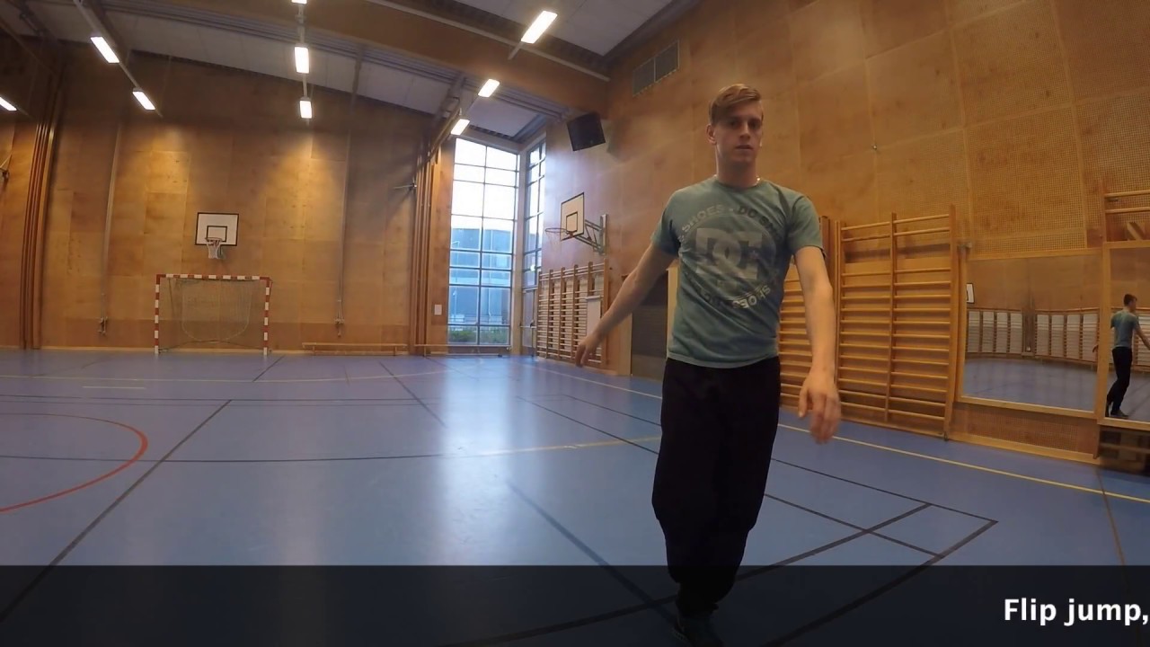 How To Do a Flip jump (office) YouTube