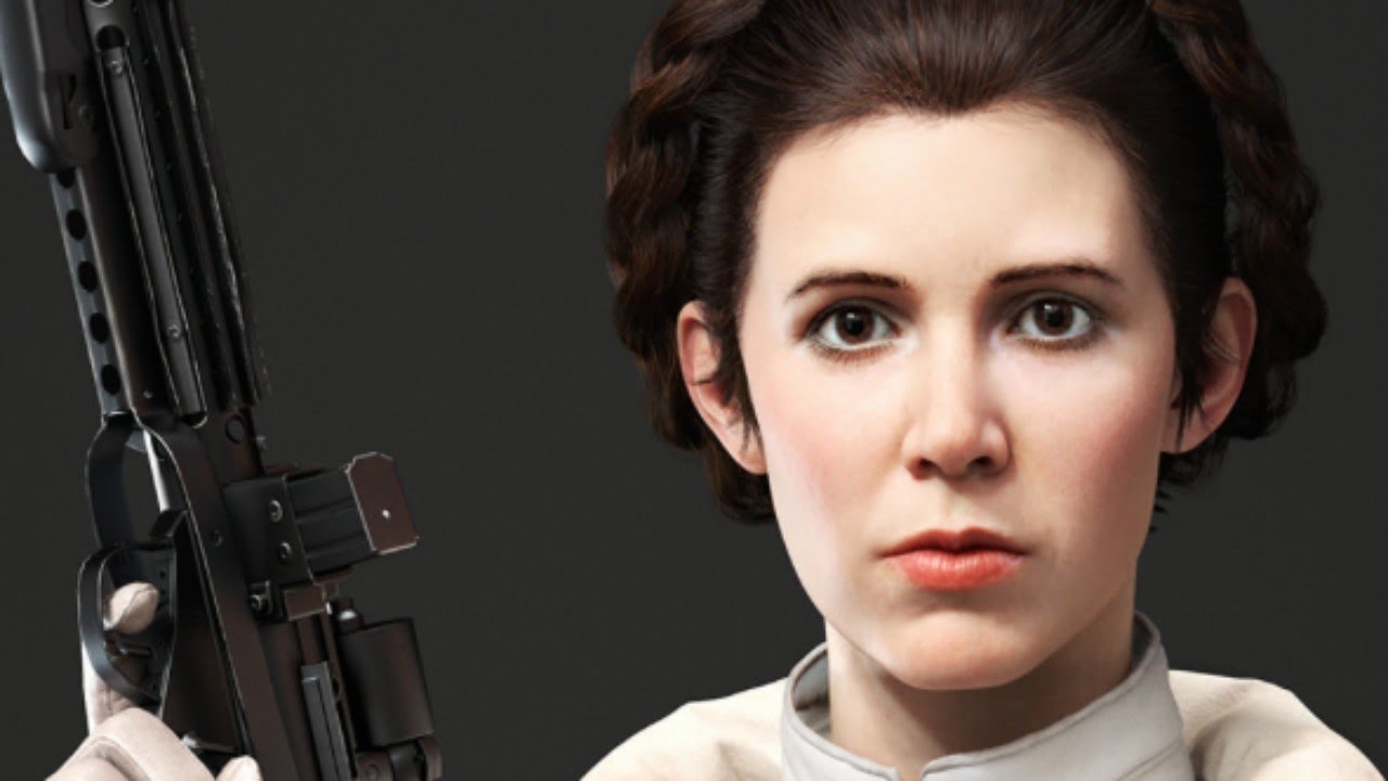 Princess Leia Gameplay in Star Wars Battlefront at 1080p 60fps