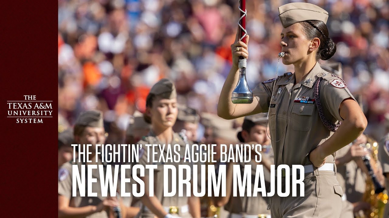Знакомьтесь, Натали Холдер: новый руководитель оркестра Texas Aggie Band.