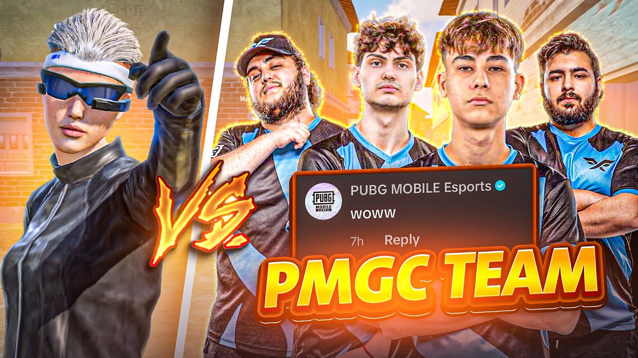 I SHOCKED PUBGM WITH THIS FIGHT AGAINST PMGC TEAM 🤯 واجهت فريق بطولات عالمي وصدمت شركة ببجي من القوة