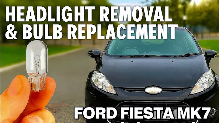 Ford Fiesta Mk7 headlight removal and bulb replace
