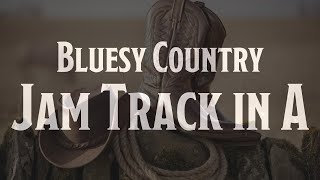 Blues (Country) Jam Track in A | Slow | Easy Guitar | Basic Guitar