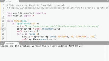 app class part 6 6 spritesheets