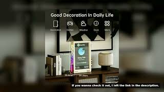 Divoom Times Frame 10.1 Smart Digital Clock | Pixel Art DIY, Crypto Stocks, Weather & Calendar | Te
