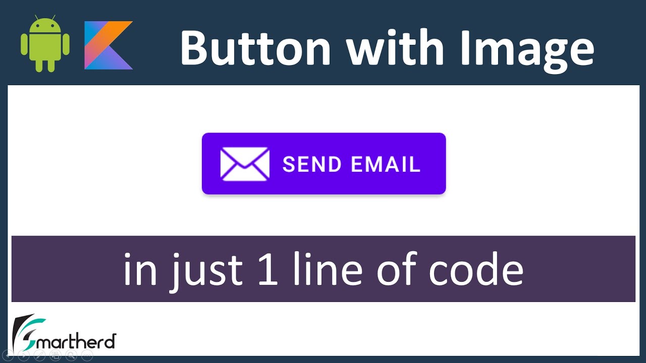 How to add icon to Button in Android (Kotlin). Android Studio Tutorial