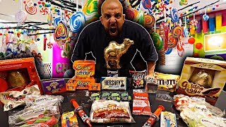 تحدي ١٠،٠٠٠ سعرة من الحلويات 🍫 Candy Challenge 10,000 Calories