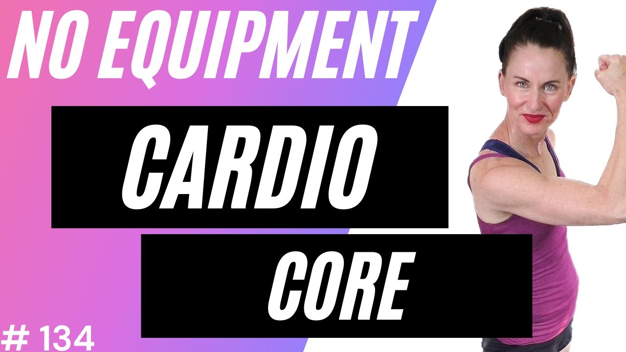 LIVE # 134 | NO EQUIPMENT LOW IMPACT CARDIO AND CORE WORKOUT | LIVE GROUP FITNESS CLASS