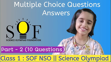 2. Weather and Sky Part - 2 SOF NSO Class 1| Science Olympiad Questions Answers | MCQ Science