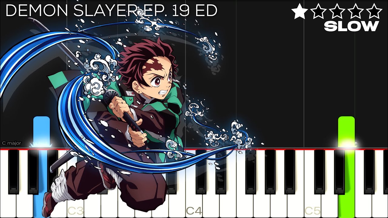 Demon Slayer - Kimetsu no Yaiba (Ep.19 ED) - “Kamado Tanjiro no Uta” | EASY Piano Tutorial