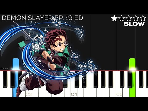 Demon Slayer - Kimetsu No Yaiba - Kamado Tanjiro No Uta | Easy Slow Piano Tutorial