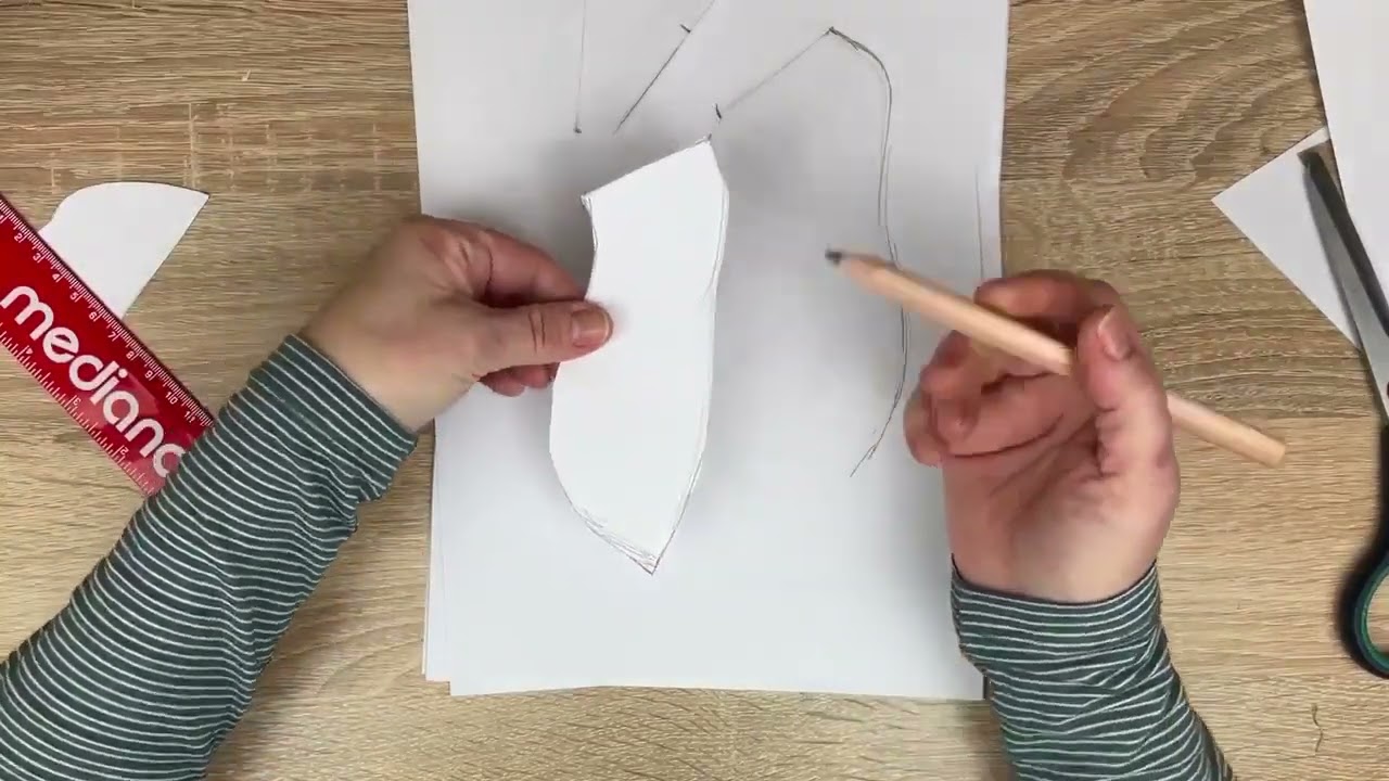 Построение выкройки медведя teddy от Анжелики Костин (Anzhelika Costin)