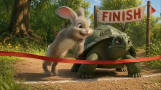 Tortoise 🐢 and 🐇 rabbit story short @Tinytaleshub24-s2f