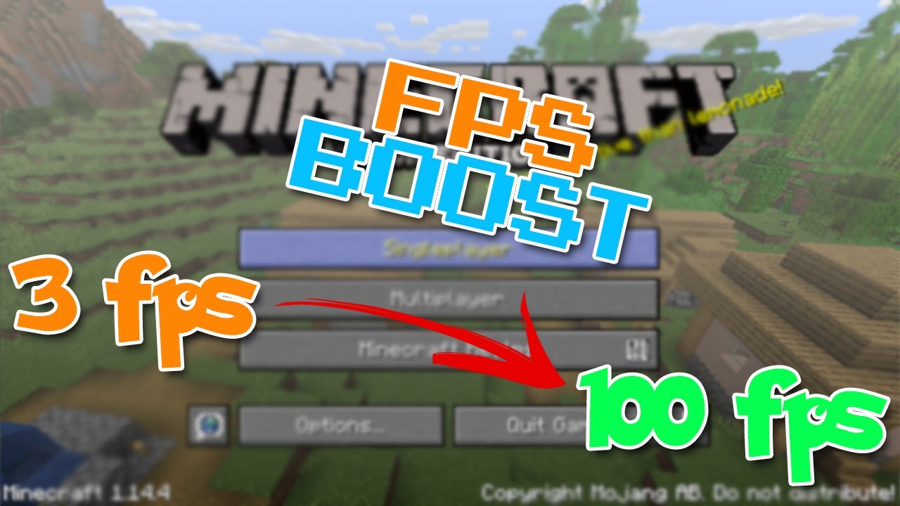 C MO SUBIR FPS EN MINECRAFT FUNCIONA AL 100 CON Y SIN OPTIFINE