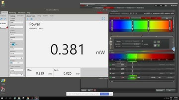 Illumination Power Measurement with a Leica confocal microscope and a Thorlabs power meter