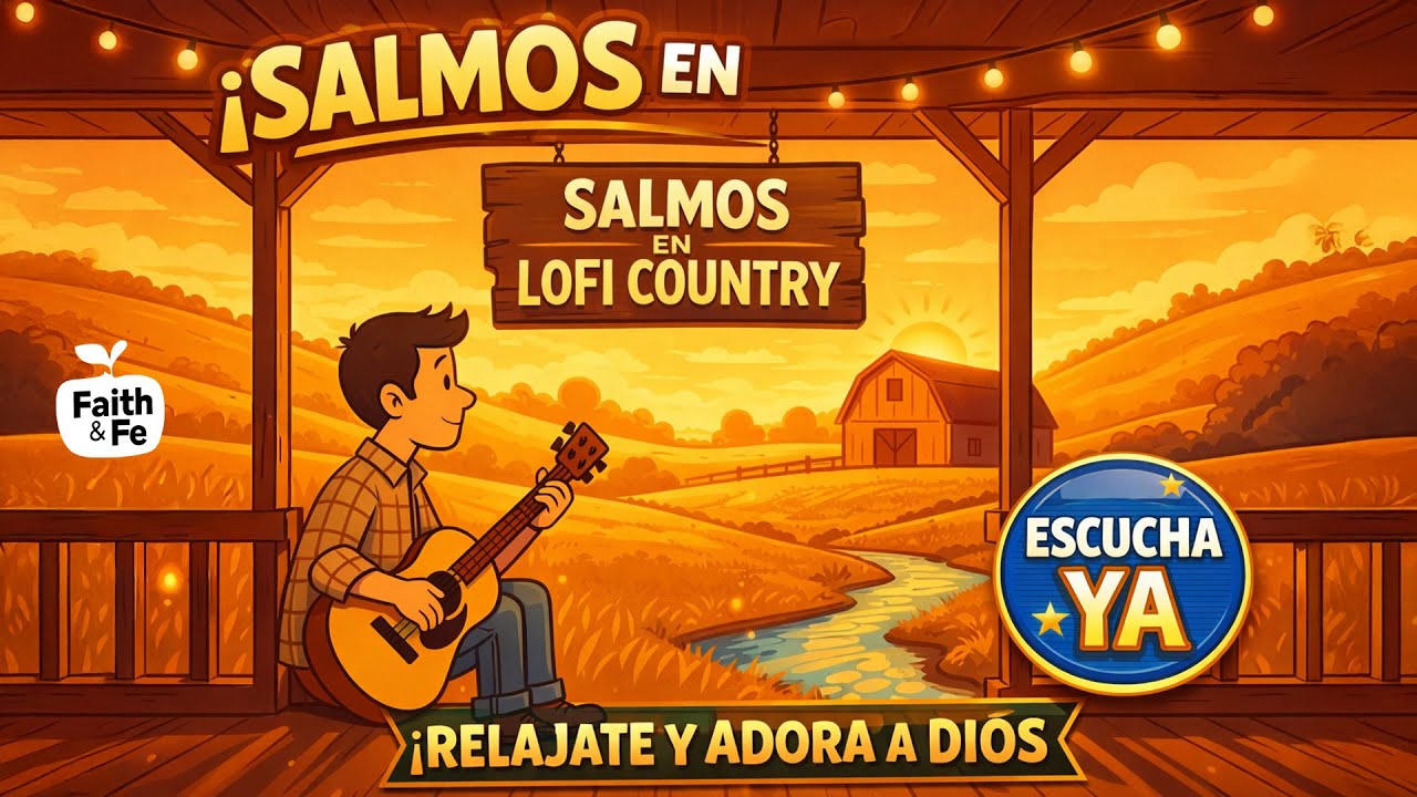 Salmos en Lofi Country 🌾 | Música Cristiana Relajante para Orar, Leer la Biblia y Meditar