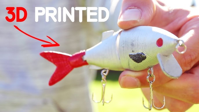 3D Printed Fishing Lure - Download and Print 