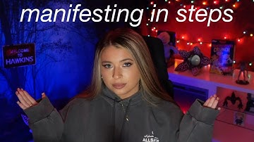 manifest faster by manifesting in steps!