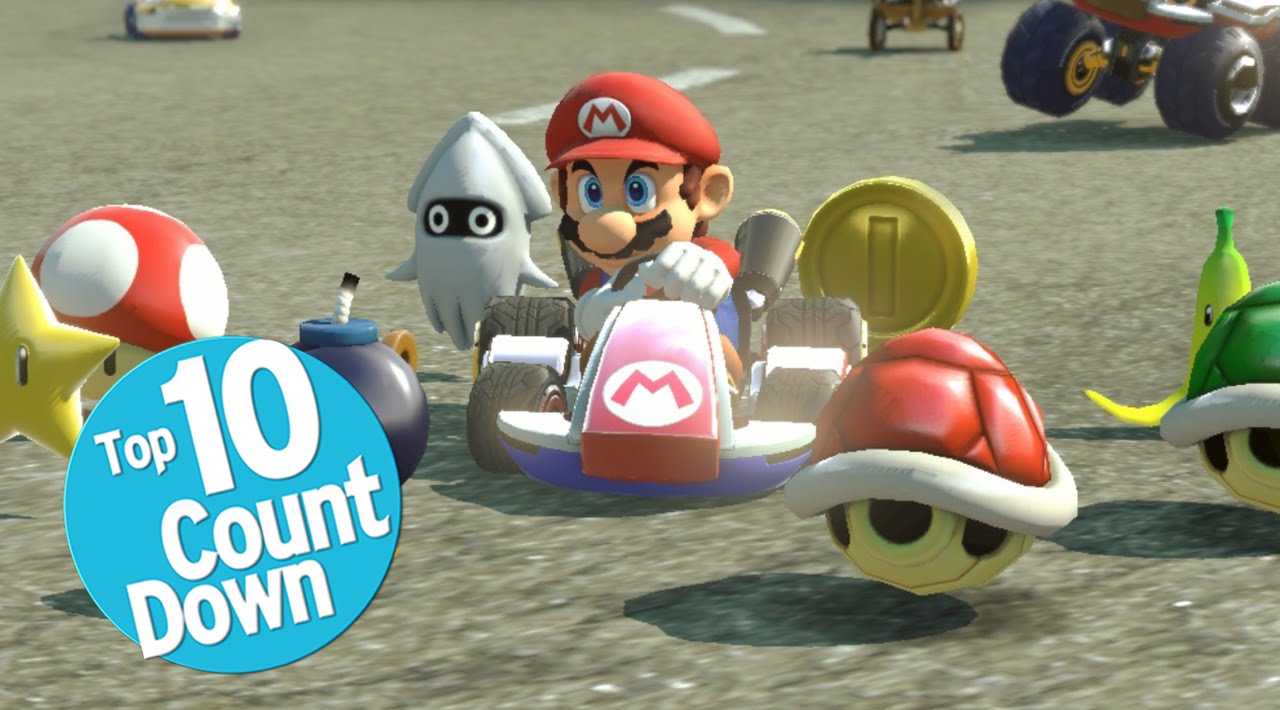 Top 10 Mario Kart Power Ups Youtube