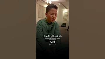 تلاوة خاشعة للشبل الصغير أيوب من ليبيا