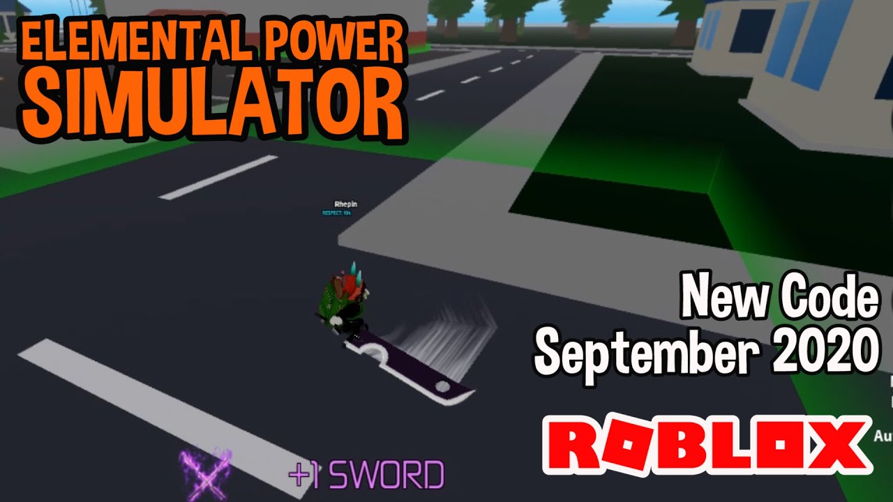 Roblox Elemental Power Simulator New Code September 2020 YouTube