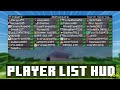 Player List HUD V0.2 RELEASE - Texture Pack for Minecraft Bedrock Edition