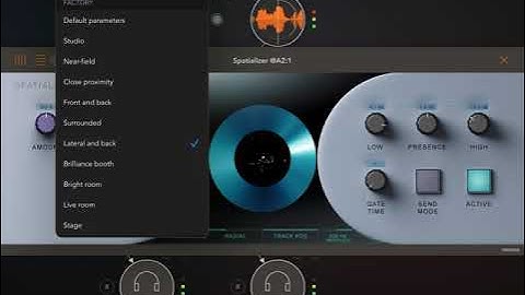 Spatializer presets demo