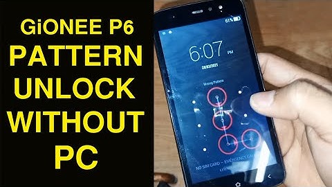 Gionee P6 Hard Reset - Gionee Phone Ka Lock Kaise Tode - Gionee p6 ka Pattern Lock Kaise Tode