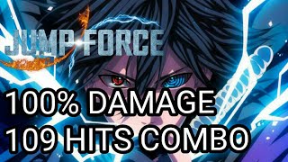 Sasuke 100% Advanced Combo Jump Force