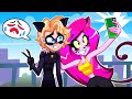 Cat Noir in Real life 😻🖤 Miraculous VS Z-Boo world