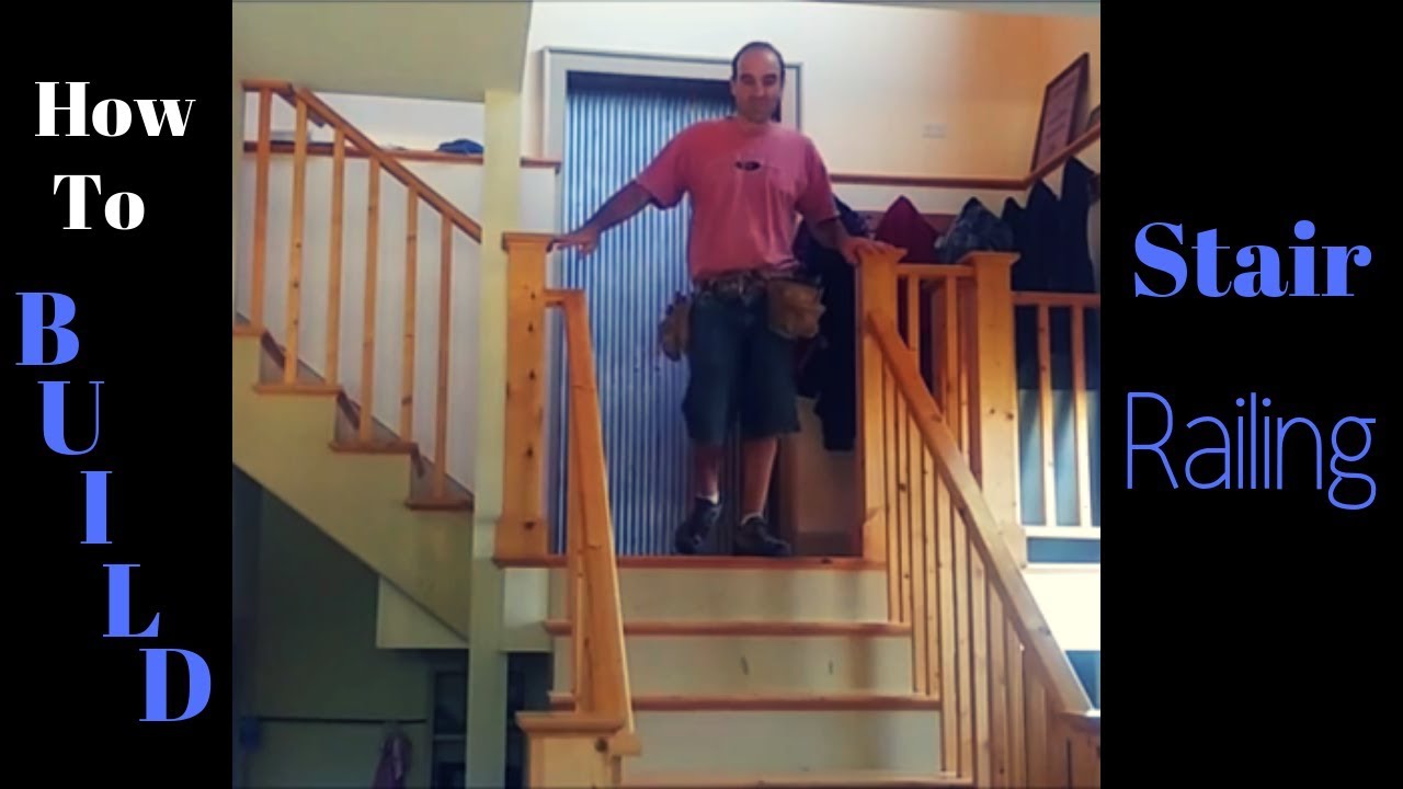 Build a Stair Railing - YouTube