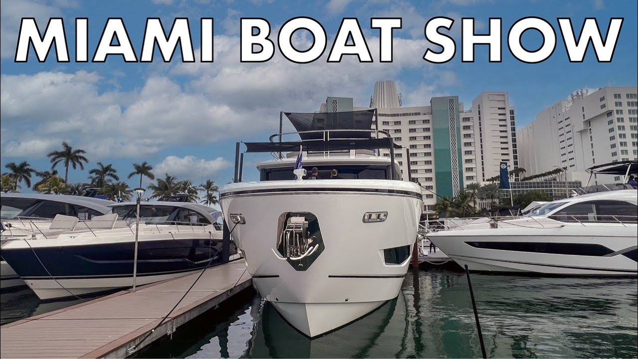 Miami Boat Show 2026 LIVE Valentine's Day Yacht Dock Tour #DBMIBS