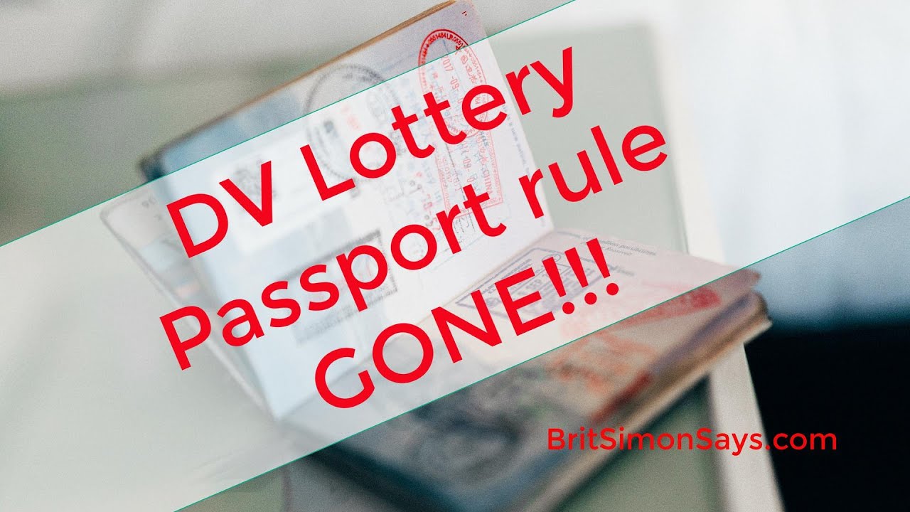 DV Lottery | Passport rule Gone!!!!