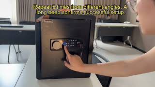 Fingerprint Home Safe | Password & Fingerprint Setup Guide