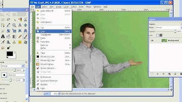The Gimp 2.6 - Green Screen.avi