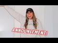 I HAVE AN ANNOUNCEMENT!! Vlogmas day 8