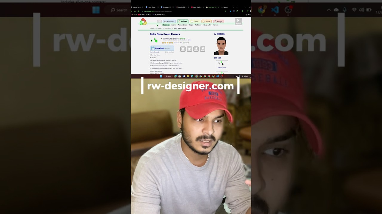 Customising Desktop Cursor | Armughan Khan #comedytech #computerscience #vlog #shorts #coding #code