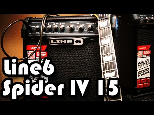 Line 6 Spider IV 15 Demonstration - Musicroom 