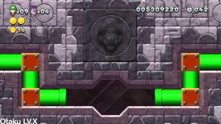 New Super Luigi U World 6-Tower Smashing-Stone Tower