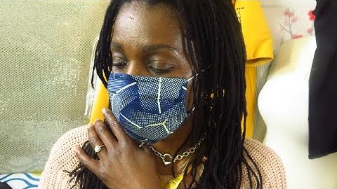 Sew with me and make a quick and easy  pleated face mask with nose wire. (Beginners Friendly)