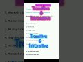 #transitive #intransitive#worksheet#Do you want answers #testyourself