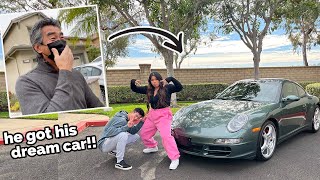 SURPRISING MY DAD WITH HIS DREAM CAR!! Vlogmas Day 22