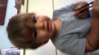 Lucas saying daddy