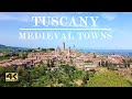 Val D&#39;Orcia Tuscany Towns | SAN GIMIGNANO, VOLTERRA and MONTEREGGIONNI | ITALY [4K scenic travel]
