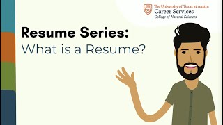 CNS Career Services - What is a Resume?