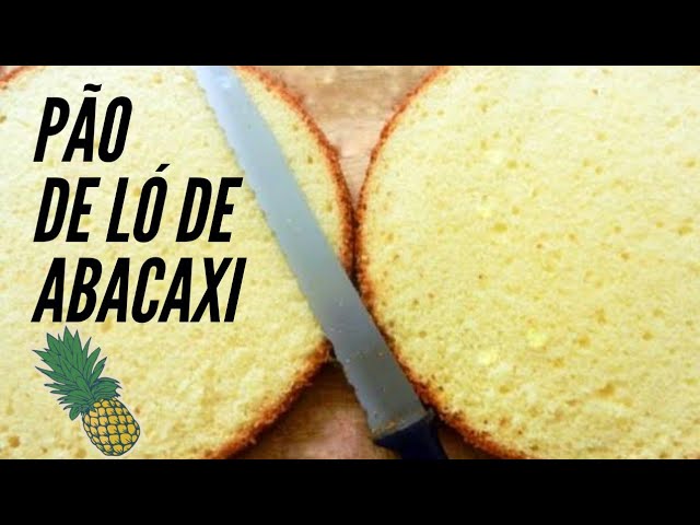 Cozinha com a Sara: bolo de abacaxi 