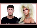 DRAG TRANSFORMATION - INCLUDING BROW COVERAGE || Ellis Atlantis