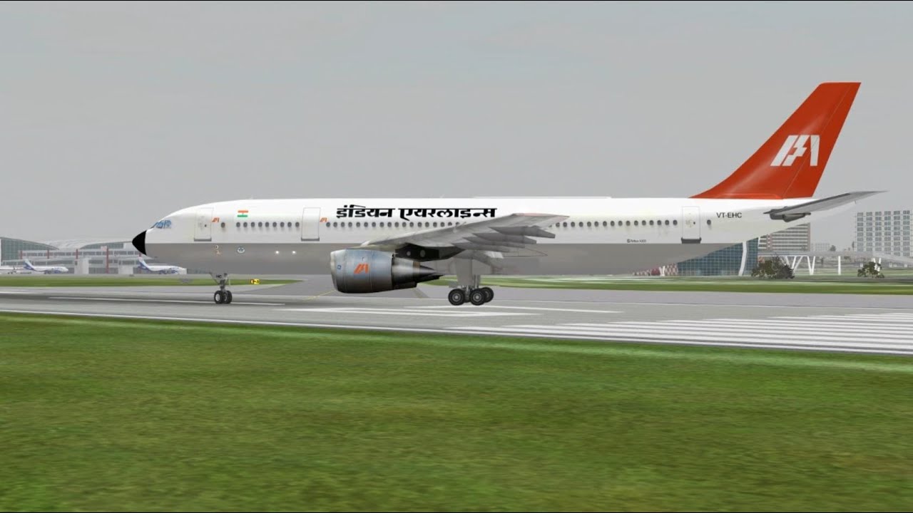 FSX Flight from Chennai to Malé, Airbus A300, Indian Airlines