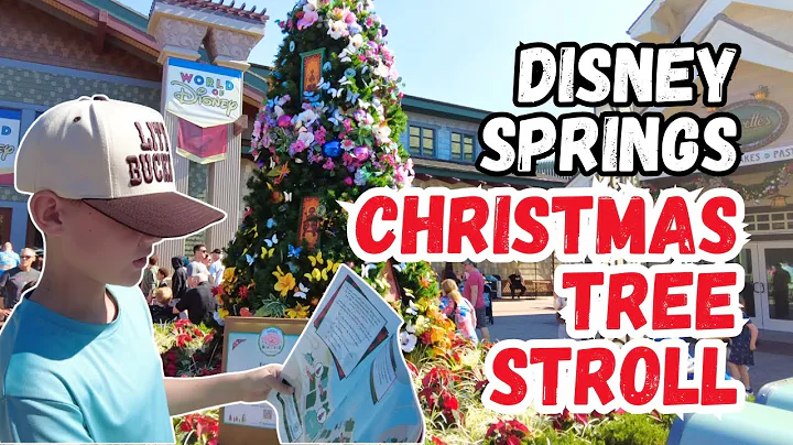 Come with us to Disney Springs for the 2025 Christmas Tree Stroll